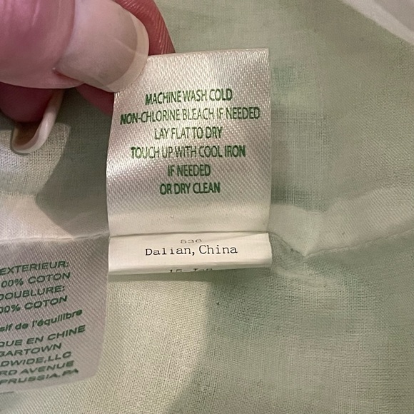 Lilly Pulitzer Mila Resort White & Green Heartbreaker Lace Detail Shift Dress - Picture 13 of 14